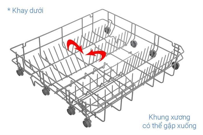 Máy rửa chén bát độc lập Comfee CDW-8F60RB